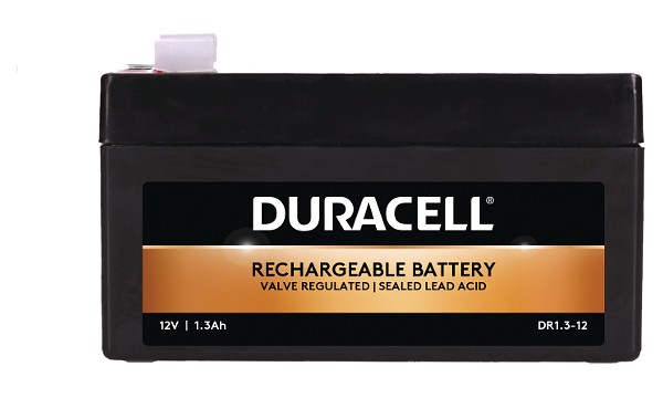 Duracell 12V 1.3Ah VRLA Security Battery