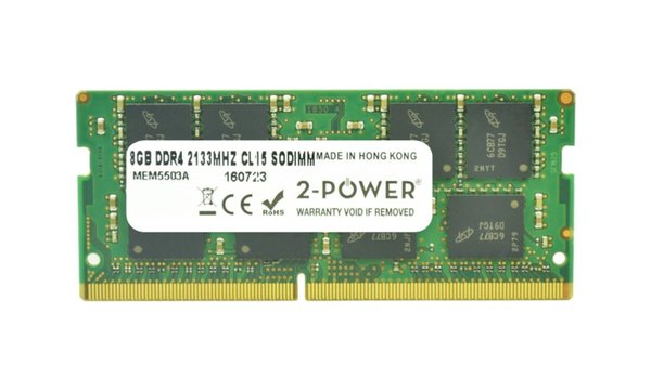 17-x101ng 8GB DDR4 2133MHz CL15 SoDIMM