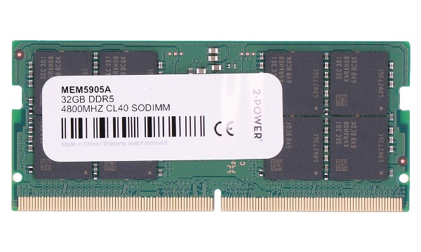 5S4C0AA 32GB DDR5 4800MHz CL40 SoDIMM