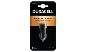 Duracell 12W Single USB-A In-Car Charger